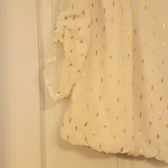 Sara Michelle white blouse size large - Picture 5 of 9